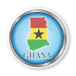 African country buttons magnet