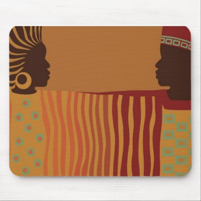 African Couple Mouspad Mouse Pad by songspeckels