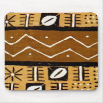 African cowrie shell mud cloth1 mouse pad