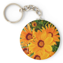 African Daisies Keychain