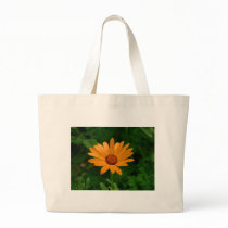 African Daisy Canvas Bags