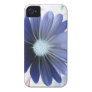 African Daisy Glowing Blue iPhone 4 Case