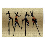 African Dance Group1 Greeting Card