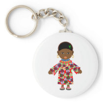African Doll Key Chain