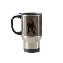 African elephant coffee mugs