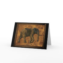 African Elephant Greeting Cards & Note Cards