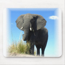 African Elephant Mouse Pad