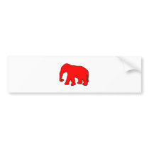 African Elephant Silhouette Ivory Tusks Dumbo