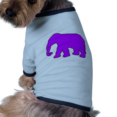 African Elephant Silhouette Ivory Tusks Dumbo by inquester