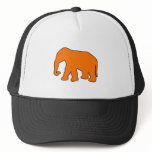 African Elephant Silhouette Ivory Tusks Dumbo Hat