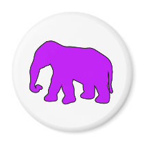 African Elephant Silhouette Ivory Tusks Dumbo