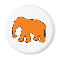 African Elephant Silhouette Ivory Tusks Dumbo