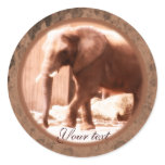 African Elephant Sticker