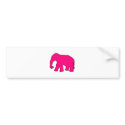 African Elephant Symbol Ivory Tusks Dumbo bumper stickers