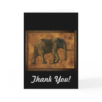 African Elephant Thank You Cards & Note Cards