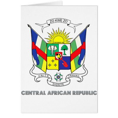 African Emblem Greeting Cards by FlagStore