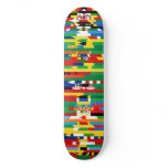 African Flags Skateboard