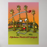 AFRICAN FOOTBALL LEAGUE GIRAFFE POSTER