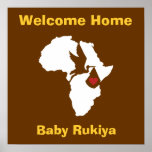 African Gotcha Day - Welcome Home Poster