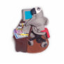 African Grey Parrot at Computer Photo Cut Outs