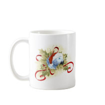 African Grey Parrot Christmas Mugs