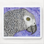African Grey Parrot Mousepads