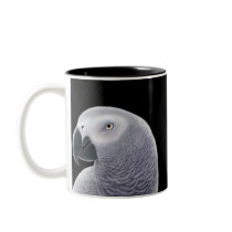 African Grey Parrot Mug