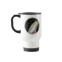 African Grey Parrot Plastic Travel Mug
