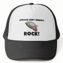 African Grey Parrots Rock