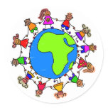 African Kids stickers