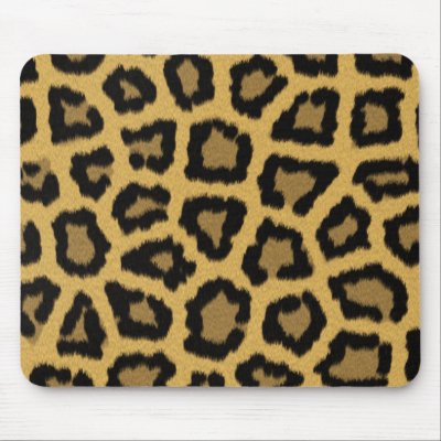 African Leopard Spots Mouse Pad by dgpaulart