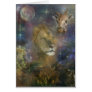 African Lion Blank Greeting Card