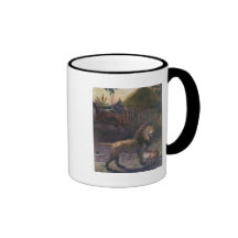african lion coffee mug