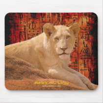 African Lion Cub Wildlife Photo Mousepad