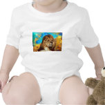 African-Lion-Digital Art Baby Bodysuit