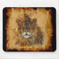 African Lion King of the Jungle Art Mousepad