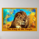 African-Lion-King of the Jungle posters