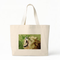 African Lion Roaring Bags
