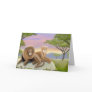 African Lions at Rest Card