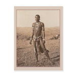 African Man postcards