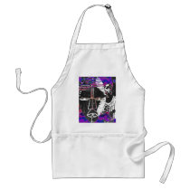 AFRICAN MASK BATIK APRON