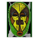 African Mask cards