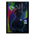 African Moon II Card