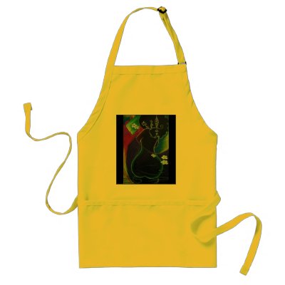 African Moon Miami Deco Aprons by blackart