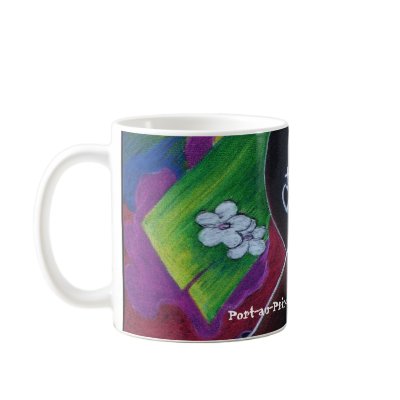 African Moon - Port-au-Prince Haiti Mug by blackart