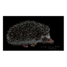 AFRICAN PIGMY HEDGEHOG BUSINESS CARDS