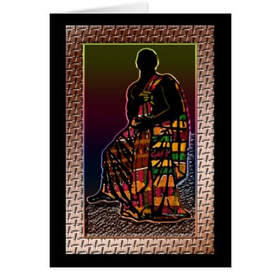 African Praying Man Greeting Cards by Redman4u2
