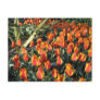 African proverb and flame tulips post card
