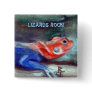 African Rainbow Lizard Button