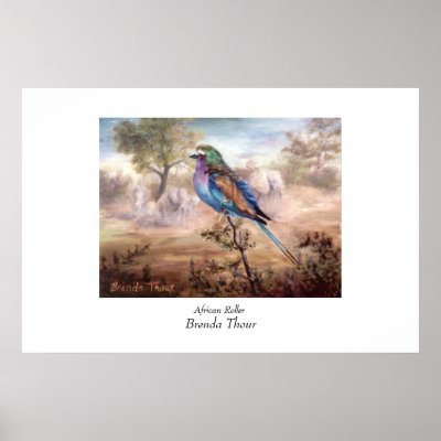 African Roller Poster by bmthour